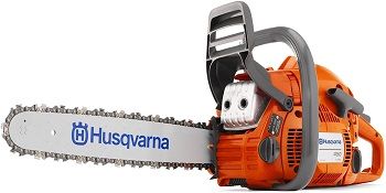 Husqvarna 450 18-Inch 50.2cc X-Torq 2-Cycle Gas Powered Chain Saw With Smart Start