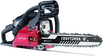 Craftsman 2-Cycle 18-Inch Gas Chainsaw In Liberty Red review