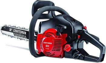 Craftsman 2-Cycle 18-Inch Gas Chainsaw In Liberty Red