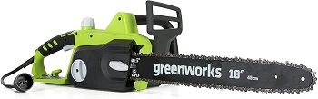 Greenworks 18-Inch Corded Electric Chainsaw