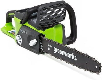 Greenworks Cordless Battery Powered Chainsaw
