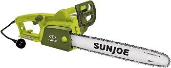 Sun Joe 18-Inch Chainsaw With Kickback Safety Brake