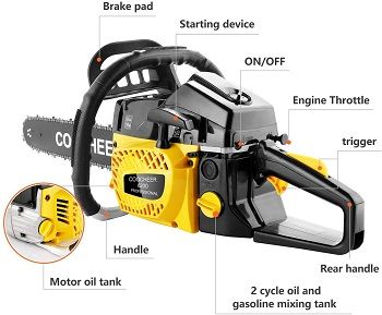 Coocheer Chainsaw review